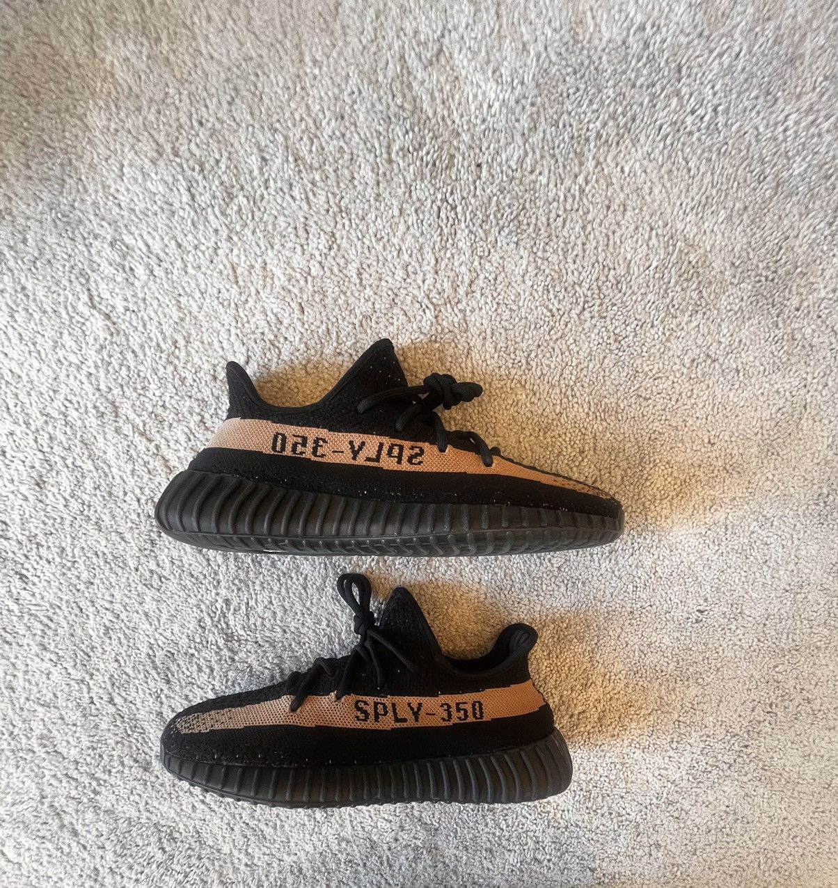image of Adidas Yeezy Boost 350 V2 Shoes in Copper, Men's (Size 8)