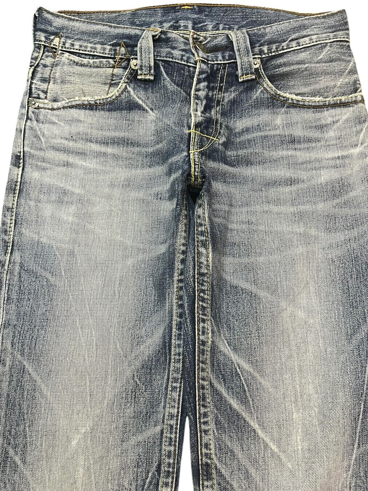 Levi's Vintage Levi’s 502 Whiskers Honeycomb Denim Size US 30 / EU 46 - 2 Thumbnail