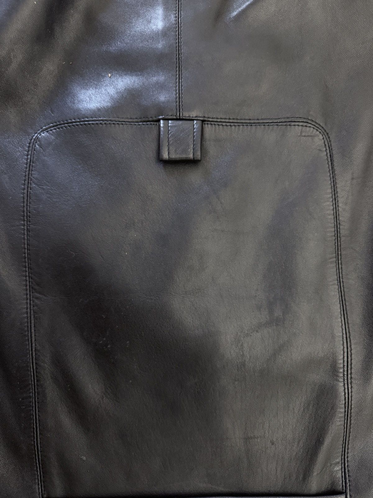 Hussein Chalayan Hussein Chalayan - Early 00’s Genuine Leather Dress Size M / US 6-8 / IT 42-44 - 6 Thumbnail