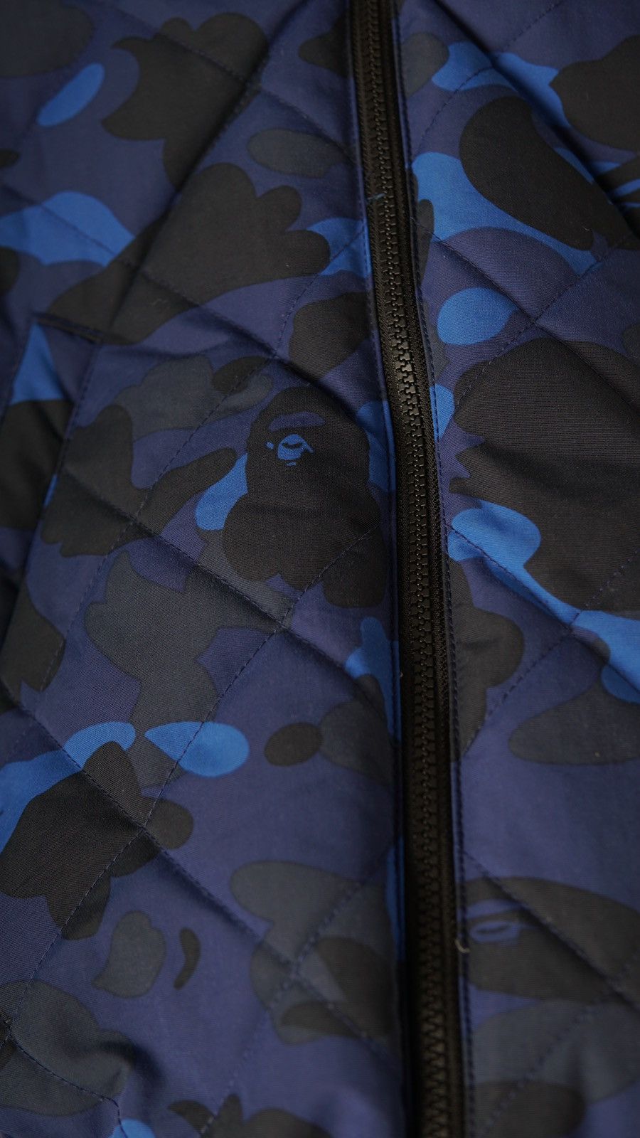 Bape Blue Camo Hoodie Down Jacket Size US M / EU 48-50 / 2 - 8 Thumbnail