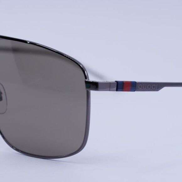 Gucci 🕶️ New Gucci GG1676S 003 Sunglasses - Shiny Dark Ruthenium Size ONE SIZE - 8 Thumbnail