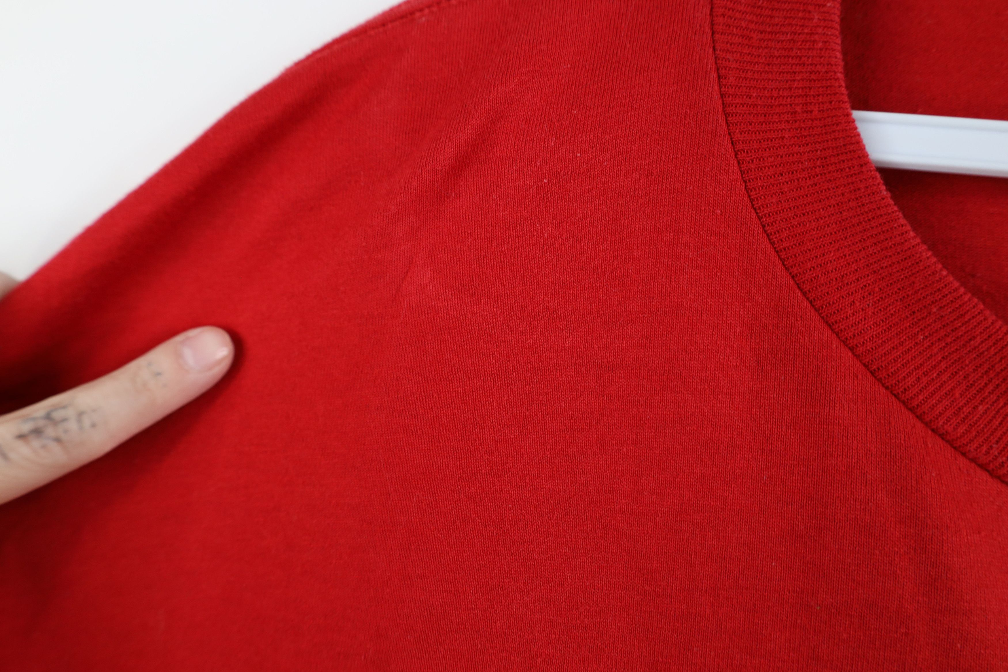 Vintage Vintage 90s Streetwear Heavyweight Short Sleeve T-Shirt Red Size US XL / EU 56 / 4 - 5 Thumbnail