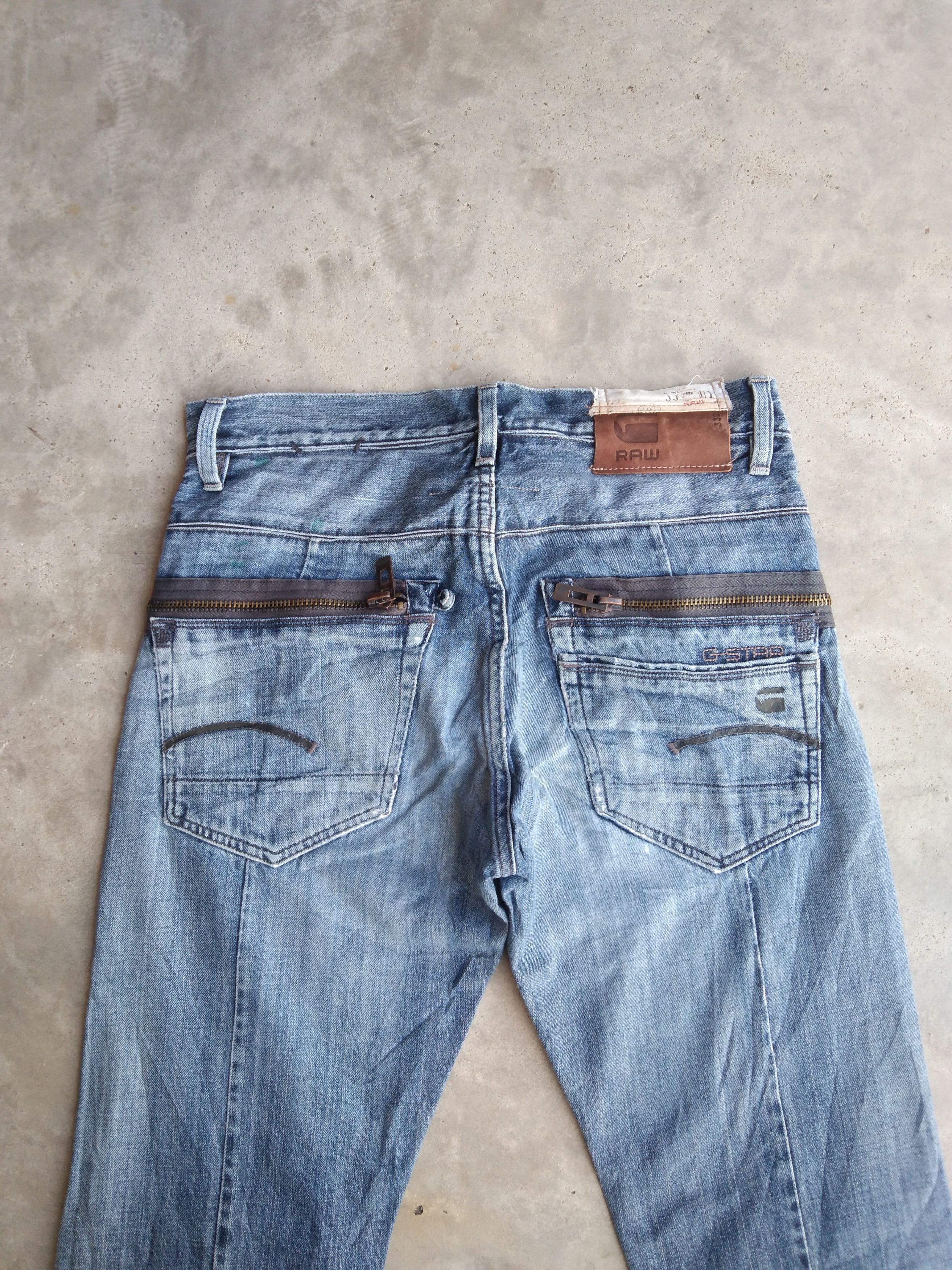 G-Star G Star Raw ZIPPED Jeans 32x35 Size US 32 / EU 48 - 3 Thumbnail