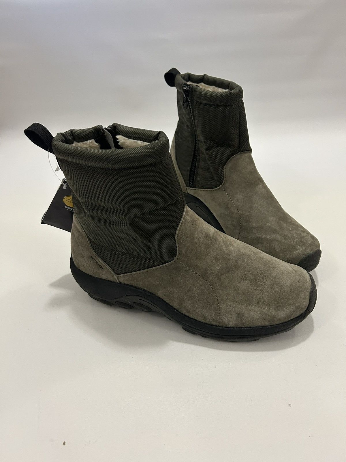 Merrell Merrell Men's Jungle Mid Zip Polar Waterproof Ice+ - Olive Size US 10.5 / EU 43-44 - 7 Thumbnail