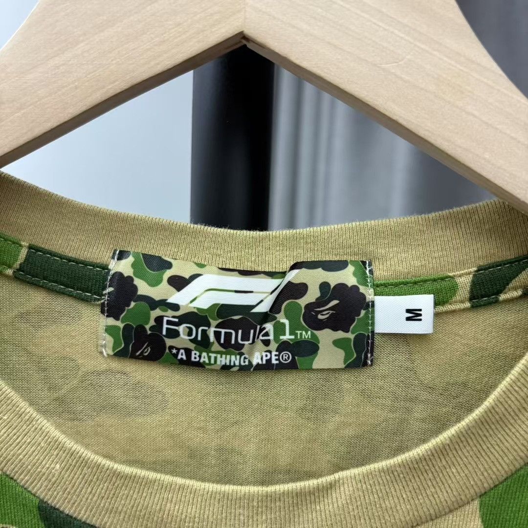 Bape BAPE F1 CAMO TEE Size US M / EU 48-50 / 2 - 4 Thumbnail