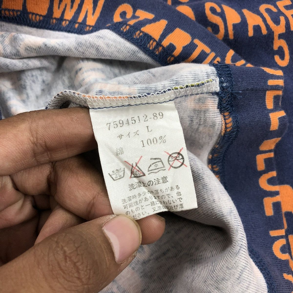 Angel Blue × Hysteric Glamour × Japanese Brand 2000s Angel Blue Iconic Design Poem Goa LGB Long Slevee Size S / US 4 / IT 40 - 9 Thumbnail