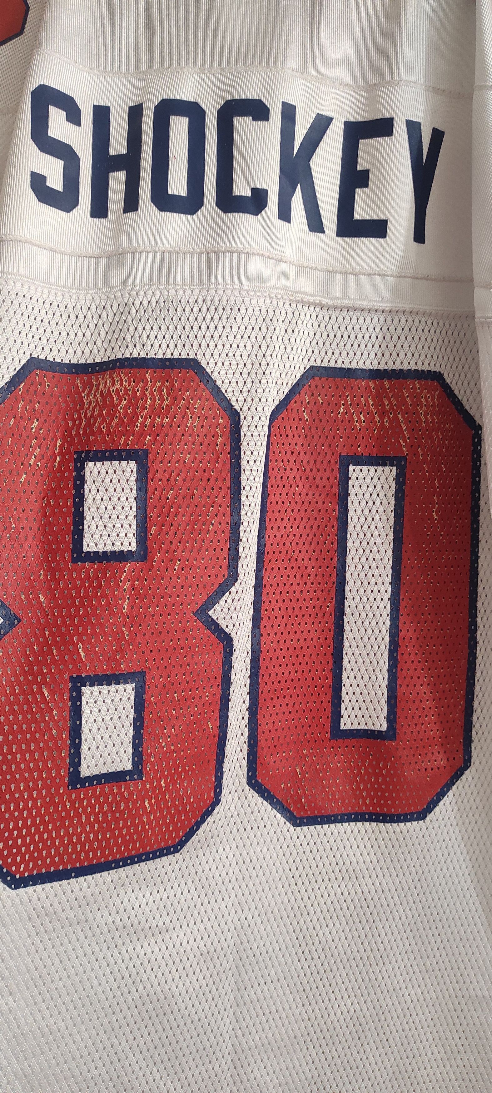 NFL × Reebok × Vintage NFL Jersey Reebok On Field New York Giants Shockey #80 Size US L / EU 52-54 / 3 - 8 Thumbnail