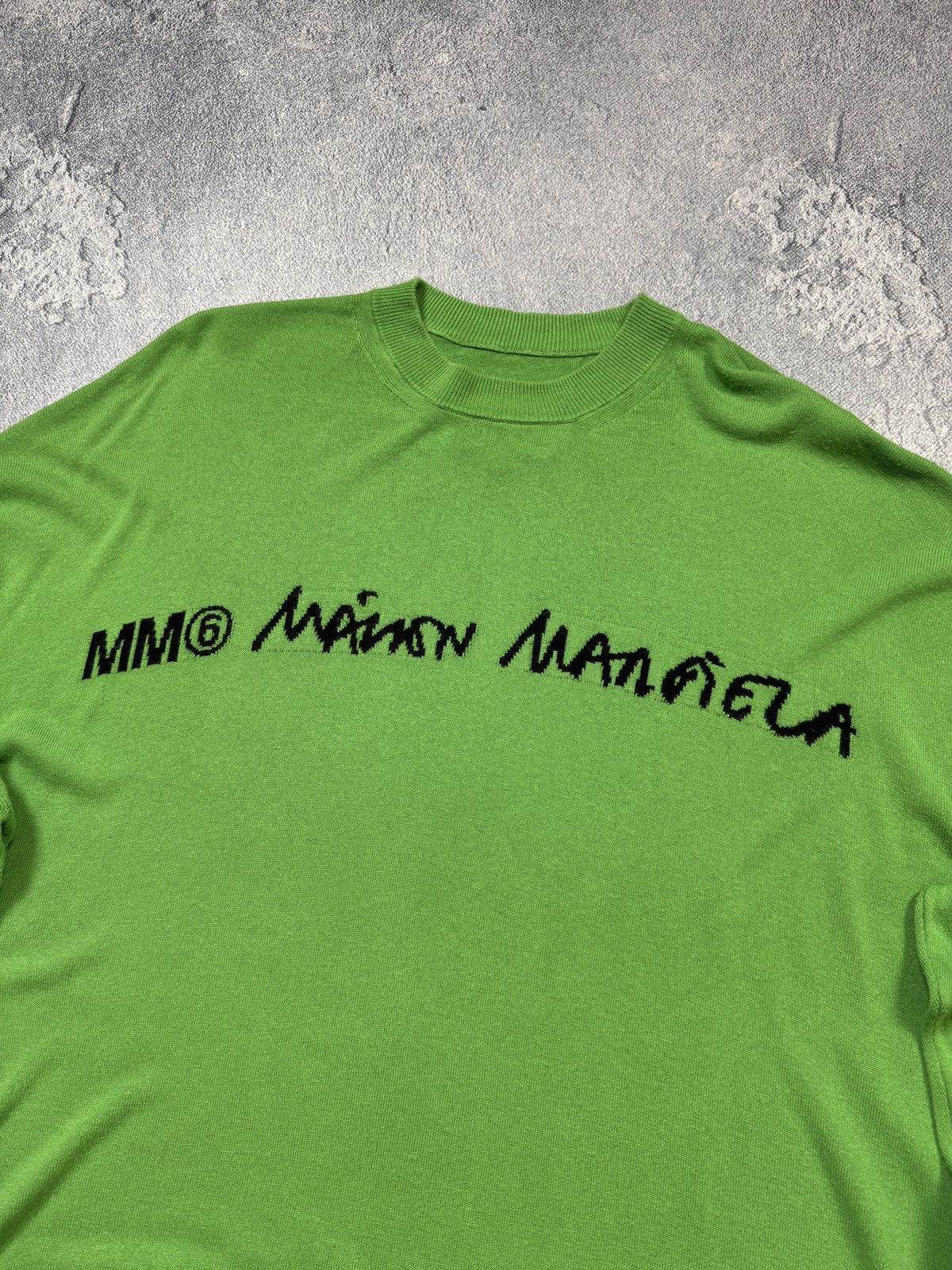 Maison Margiela Maison Margiela MM6 Oversize Sweater Spellout Big Logo Size US S / EU 44-46 / 1 - 2 Thumbnail