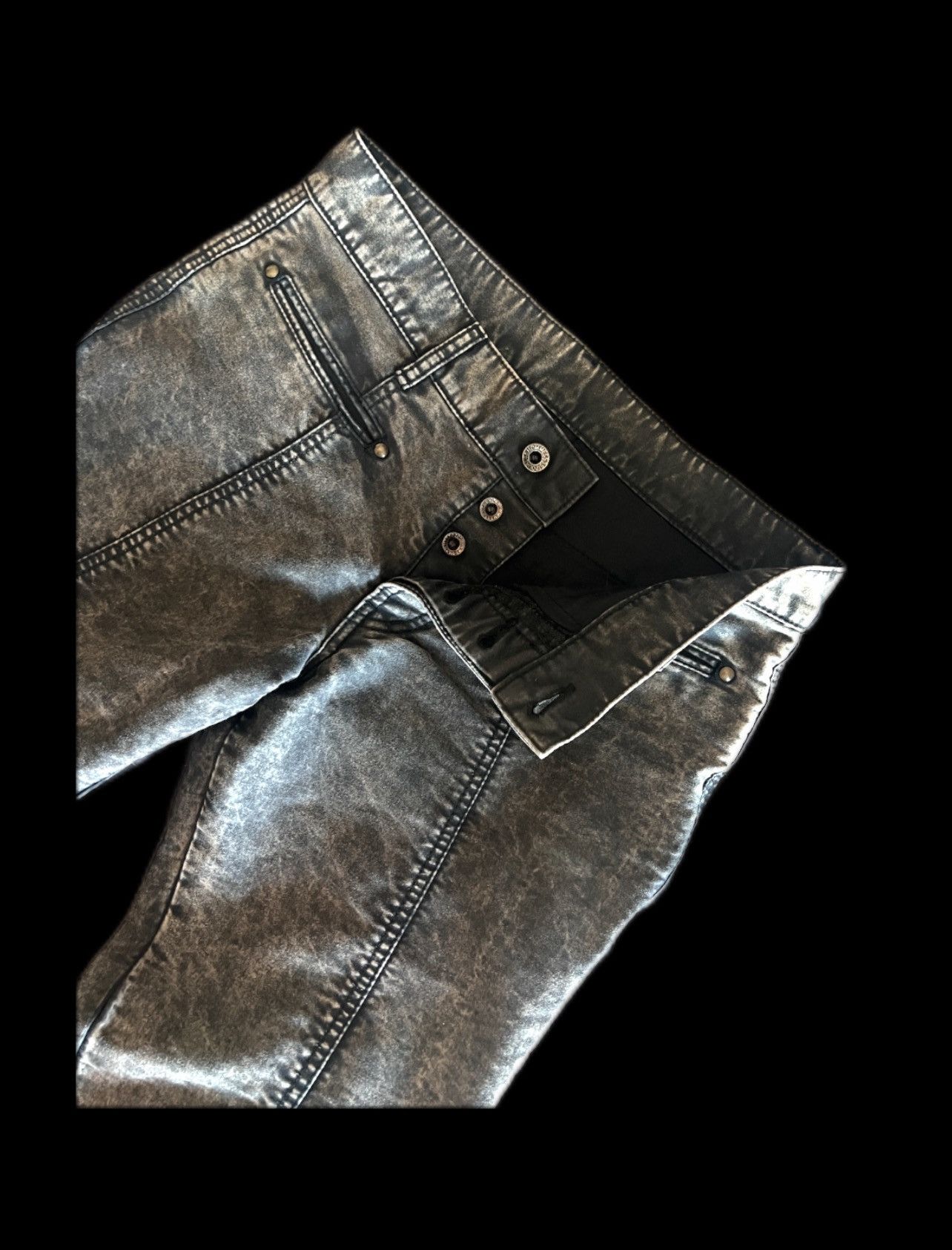 5351 POUR LES HOMMES × Le Grande Bleu (L.G.B.) × Nicole Club 5351 Pour Les Hommes “Charcoal” bootcut jeans Size US 31 - 2 Thumbnail