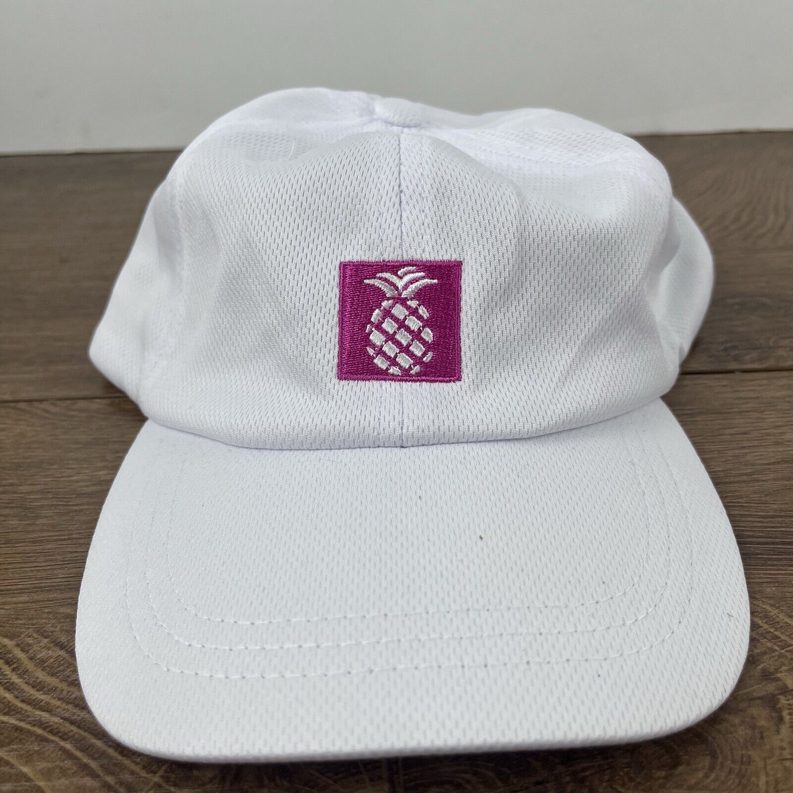 Other Pineapple Hat White Hat Adjustable Adult Fit Hat White Cap P Size ONE SIZE - 4 Thumbnail
