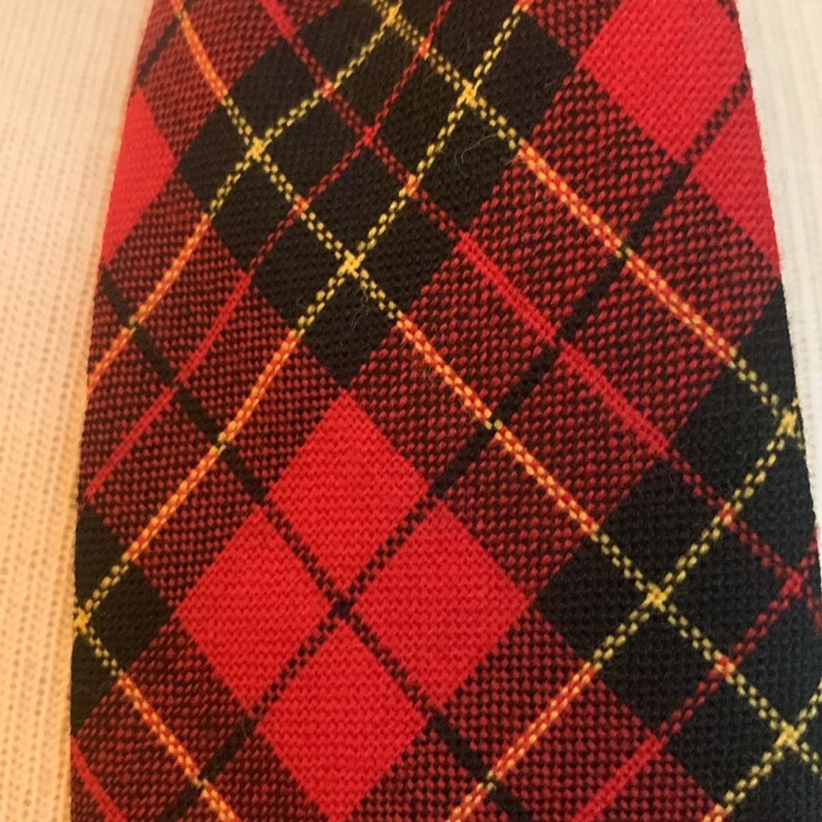 Robert Talbott Brodie clan tartan plaid 100% wool necktie Robert Talbot Size ONE SIZE - 2 Thumbnail