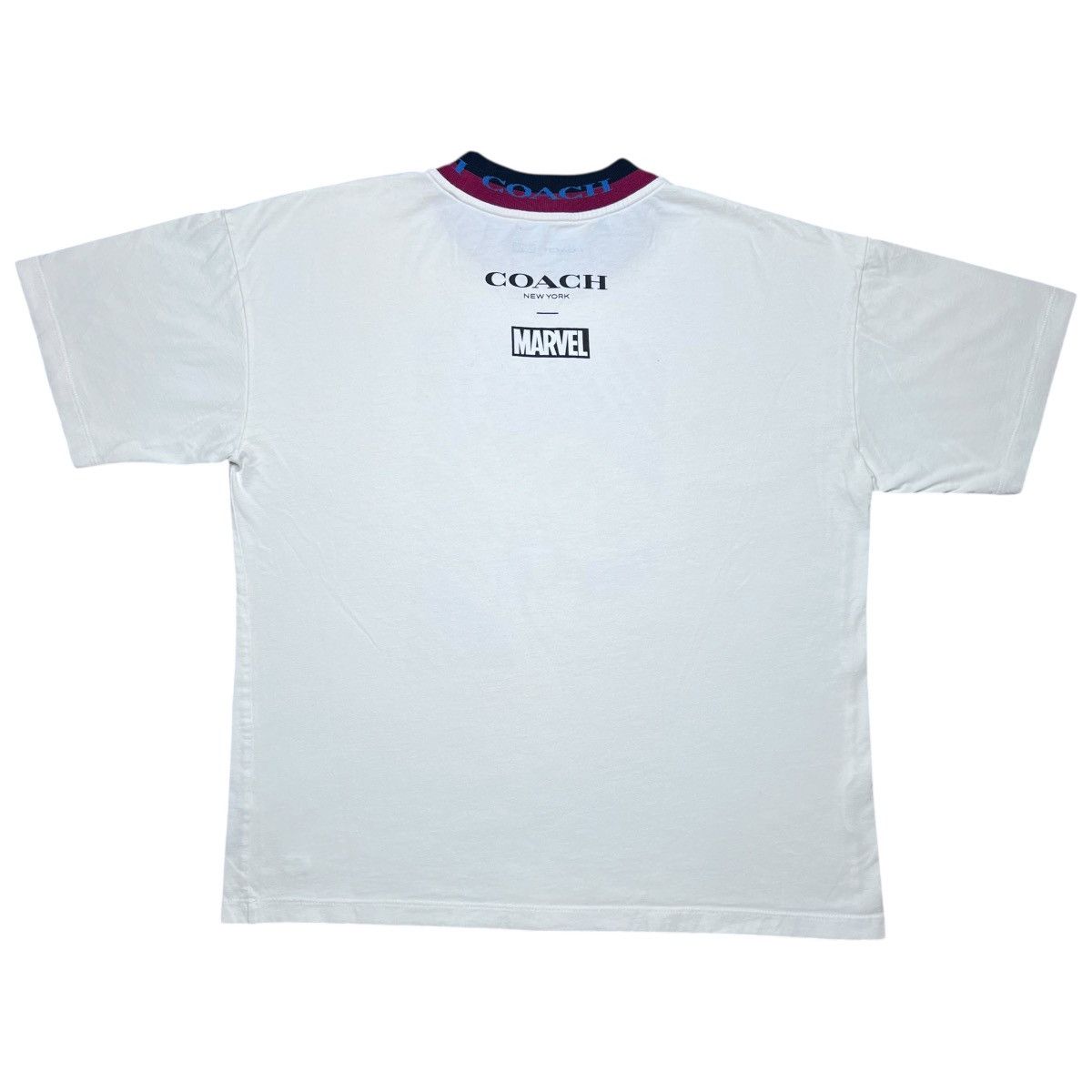 Coach Coach x Marvel Captain Marvel White Short Sleeve Graphic Tee Size US M / EU 48-50 / 2 - 2 Thumbnail