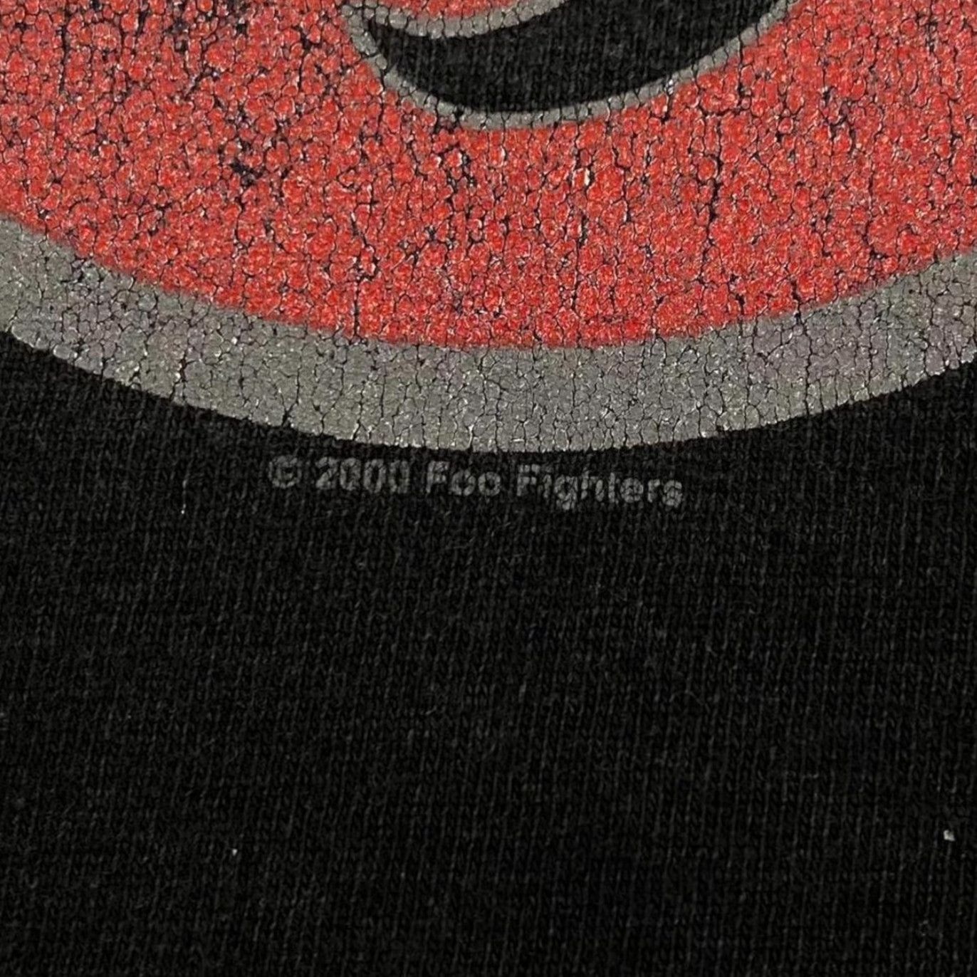 Fruit Of The Loom VINTAGE Foo Fighters T-Shirt Black XL Graphic Print Rock Band Mens Size US XL / EU 56 / 4 - 2 Thumbnail