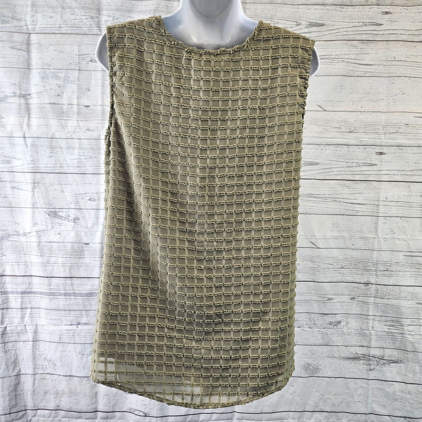Vintage Knox Rose Womens Top Sz Medium Green Crochet Lace Textured V-Neck Shirt Womens Green Crochet Lace Textured V-Neck Knox Rose Top M Size M / US 6-8 / IT 42-44 - 3 Thumbnail