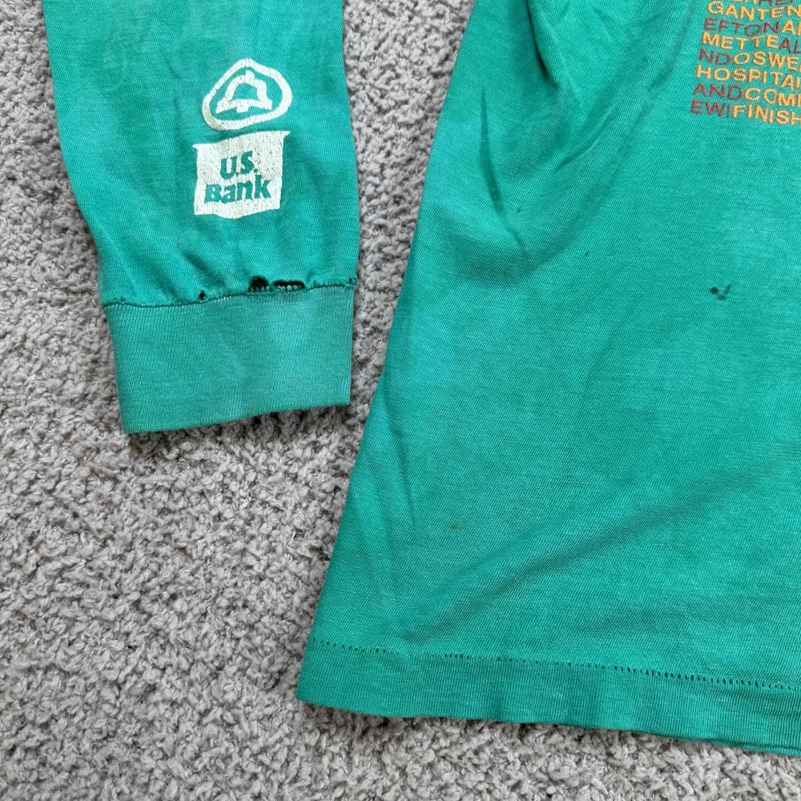 Britt Bolton Vintage 1980s Oregon Road Runners Portland Marathon T Shirt Size US XXL / EU 58 / 5 - 5 Thumbnail