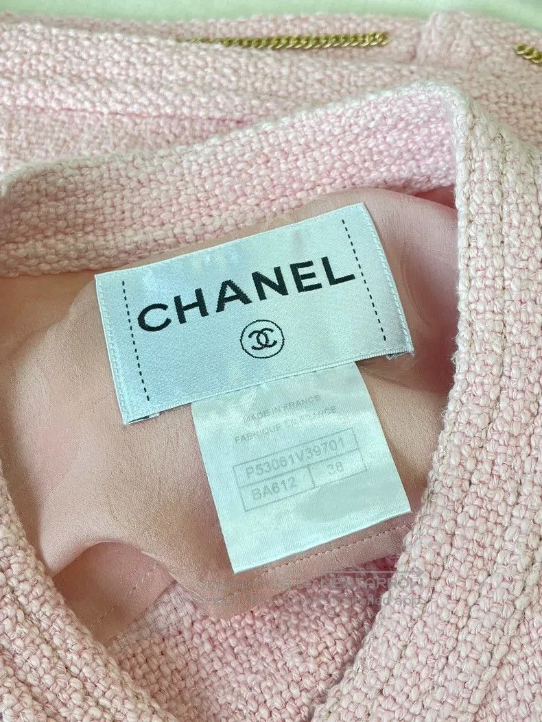 Chanel Chanel Seoul series pink tweed pearl buckle jacket Size XS / US 0-2 / IT 36-38 - 6 Thumbnail