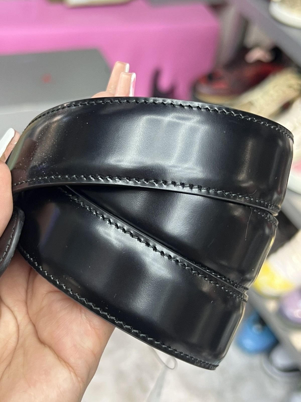 Gucci Gucci Black Belt Size 34 - 3 Thumbnail