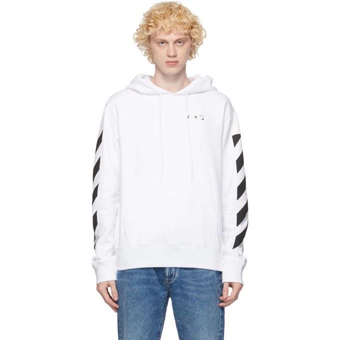 Off-White White Pencil Arch Arrows Logo Hoodie Size US M / EU 48-50 / 2 - 3 Thumbnail