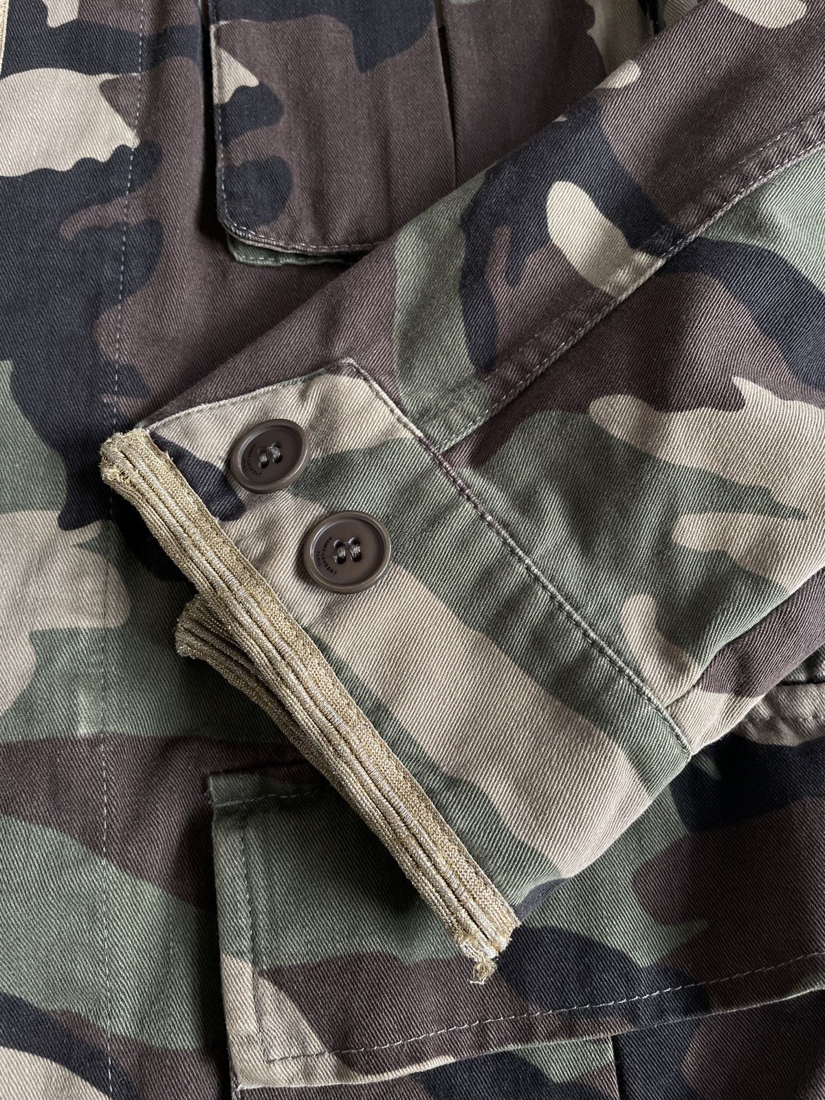 Saint Laurent Paris Saint Laurent SS15 camo military jacket by Hedi Slimane Size US S / EU 44-46 / 1 - 8 Thumbnail