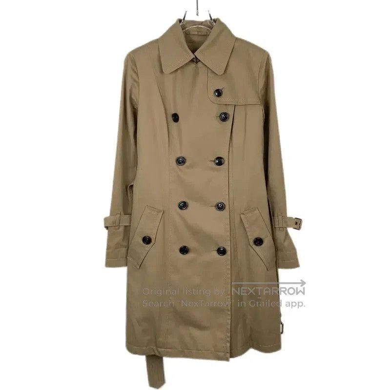Burberry Burberry Brown Cotton Women's Trench Coat XS. Size XS / US 0-2 / IT 36-38 - 1 Thumbnail