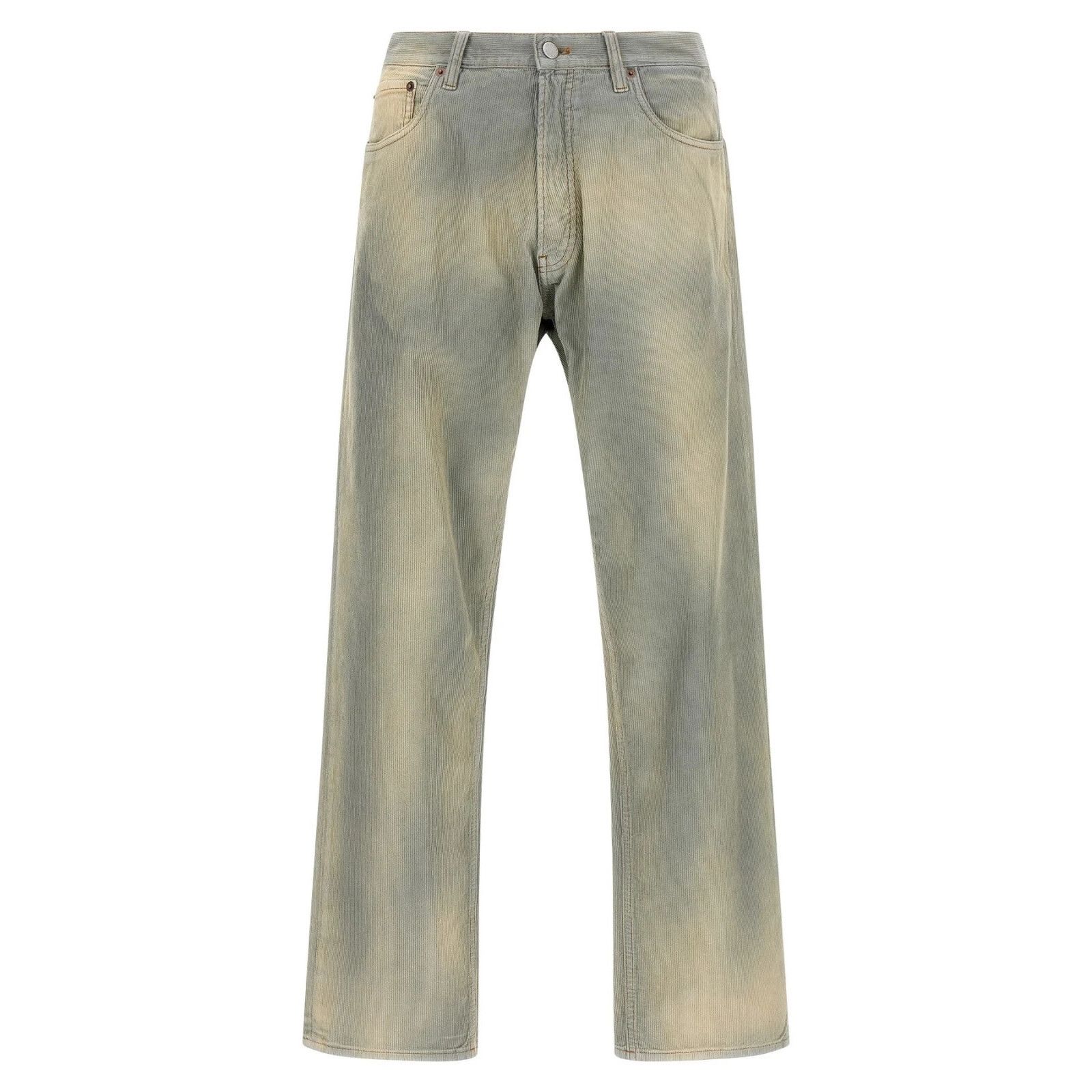 Prada PRADA Corduroy Light Blue Cotton Trousers New & Authentic (M Size US 34 / EU 50 - 1 Thumbnail