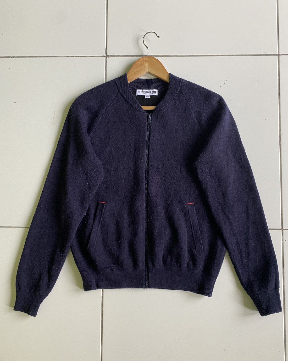 Uniqlo Ines La Fressange x Uniqlo Fleece Zip Up blue Jack Size L / US 10 / IT 46 - 1 Thumbnail