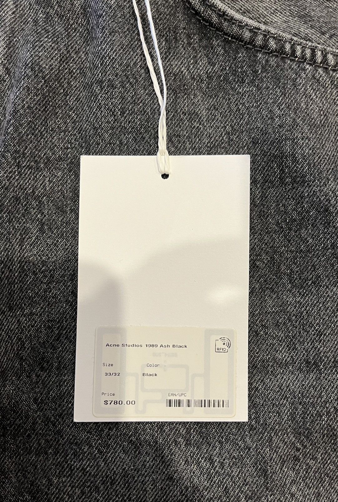 Acne Studios Acne Studios 1989 Ash Black (33x32) Size US 33 - 5 Thumbnail