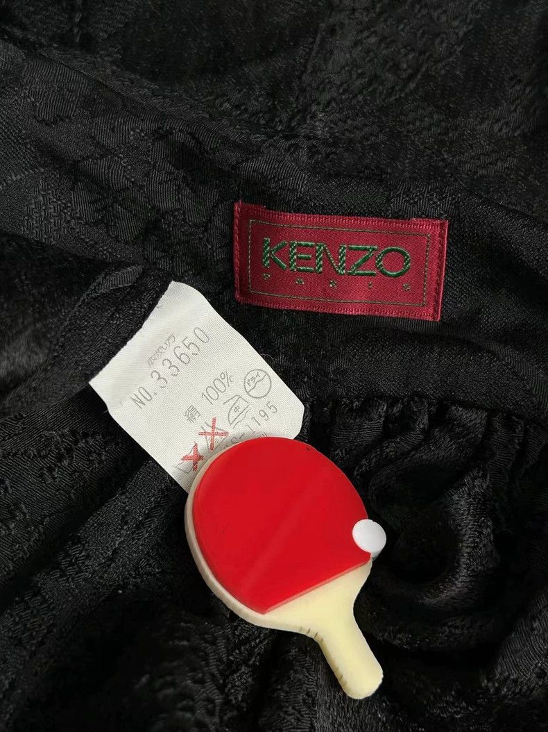 Kenzo KENZO Black silk jacquard shirt Size M / US 6-8 / IT 42-44 - 7 Thumbnail