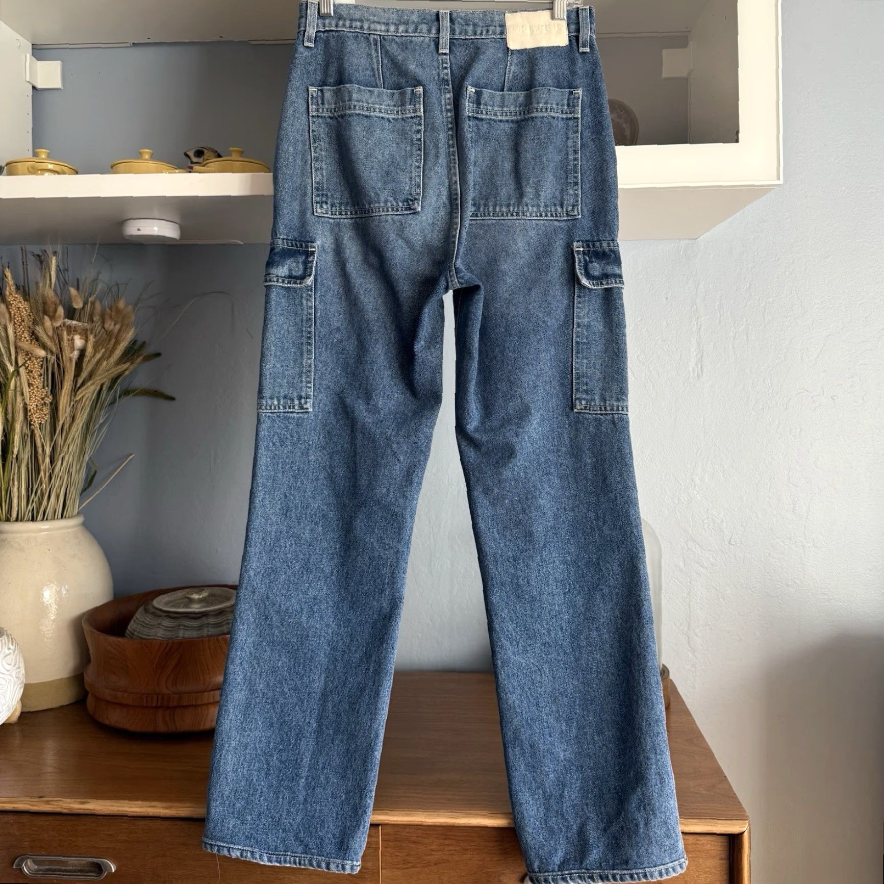 GRLFRND GRLFRND The Harper High Rise Slim Cargo Jeans Cameron 27 Jeans Women Size 27" / US 4 / IT 40 - 4 Thumbnail