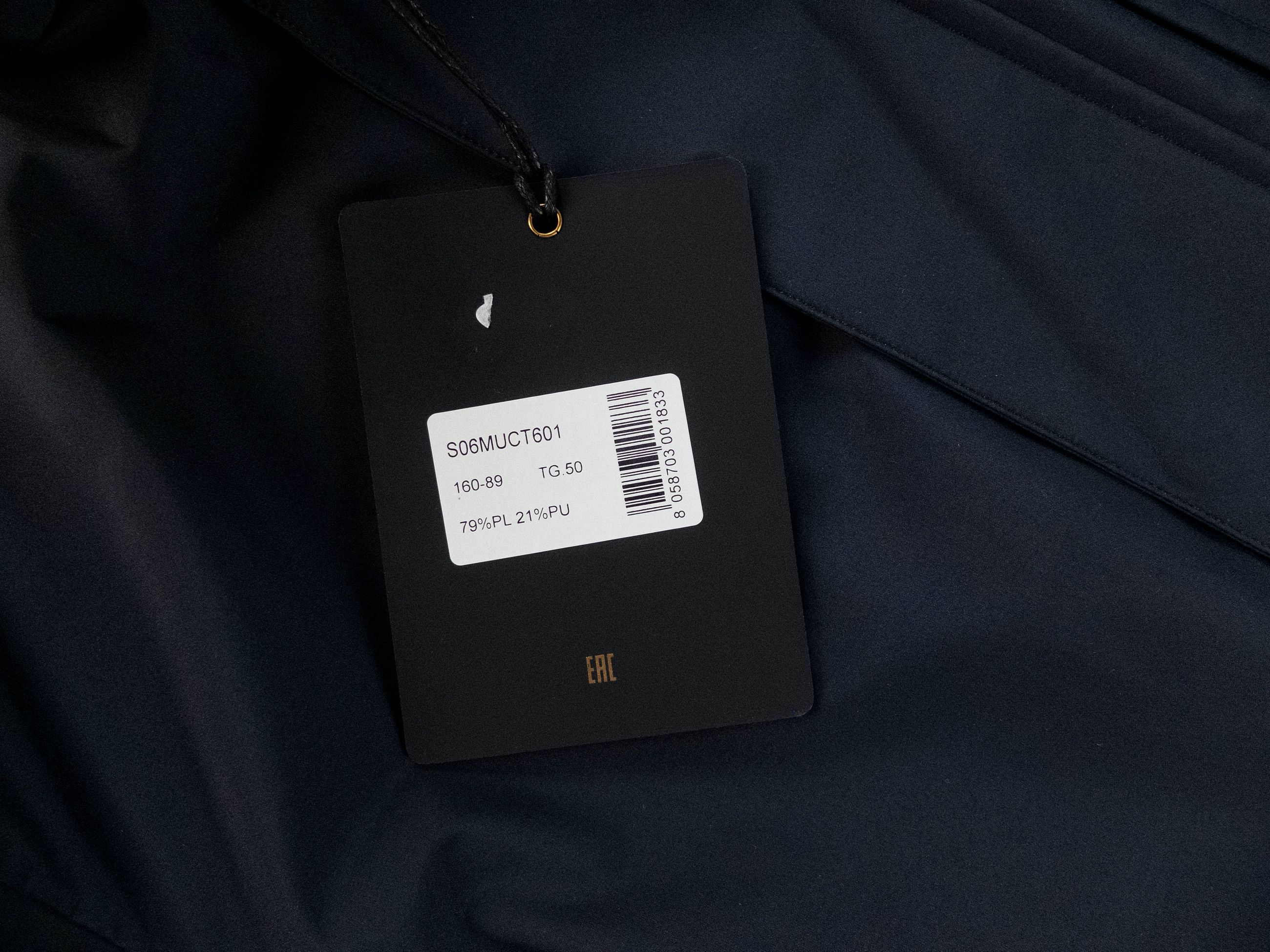 Montecore MONTECORE Italy dark blue hooded nylon coat jacket Large Size US L / EU 52-54 / 3 - 7 Thumbnail