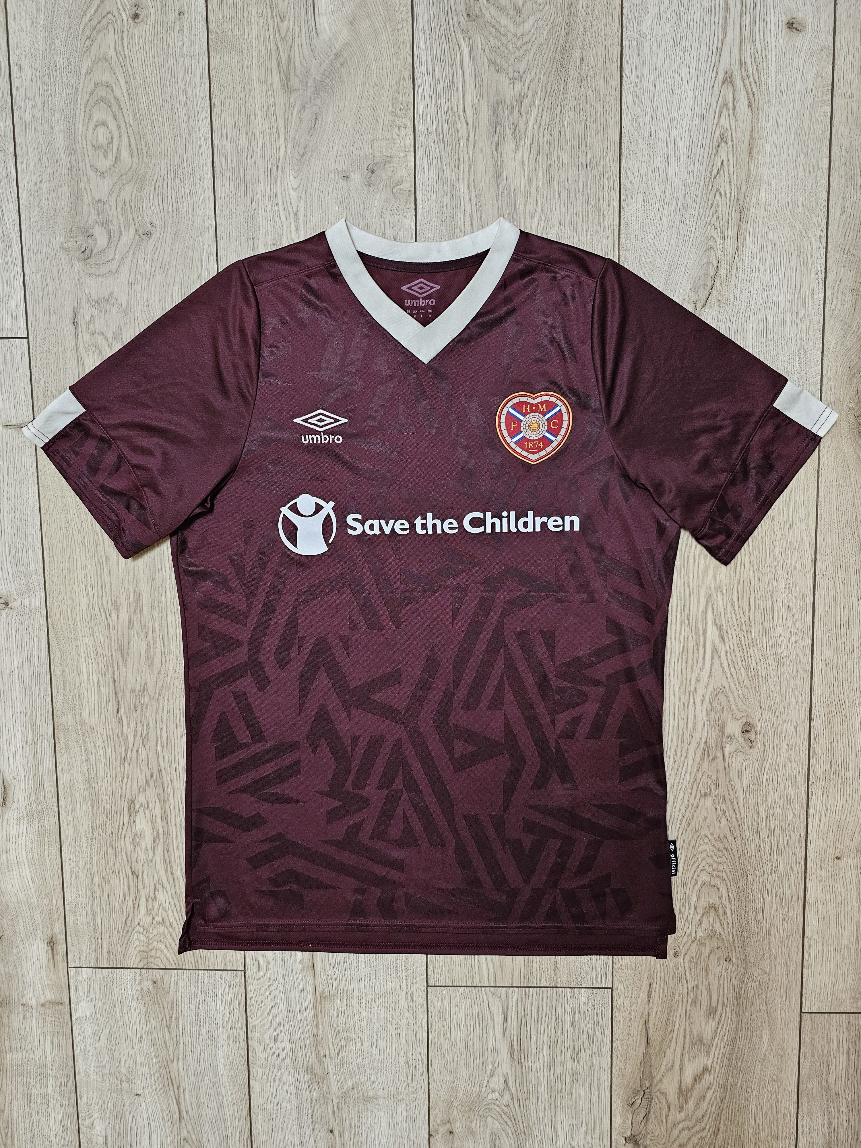 All Sport × Umbro × Vintage HEARTS 2019 2020 HOME FOOTBALL SHIRT SCOTLAND SOCCER JERSEY Size US M / EU 48-50 / 2 - 1 Thumbnail