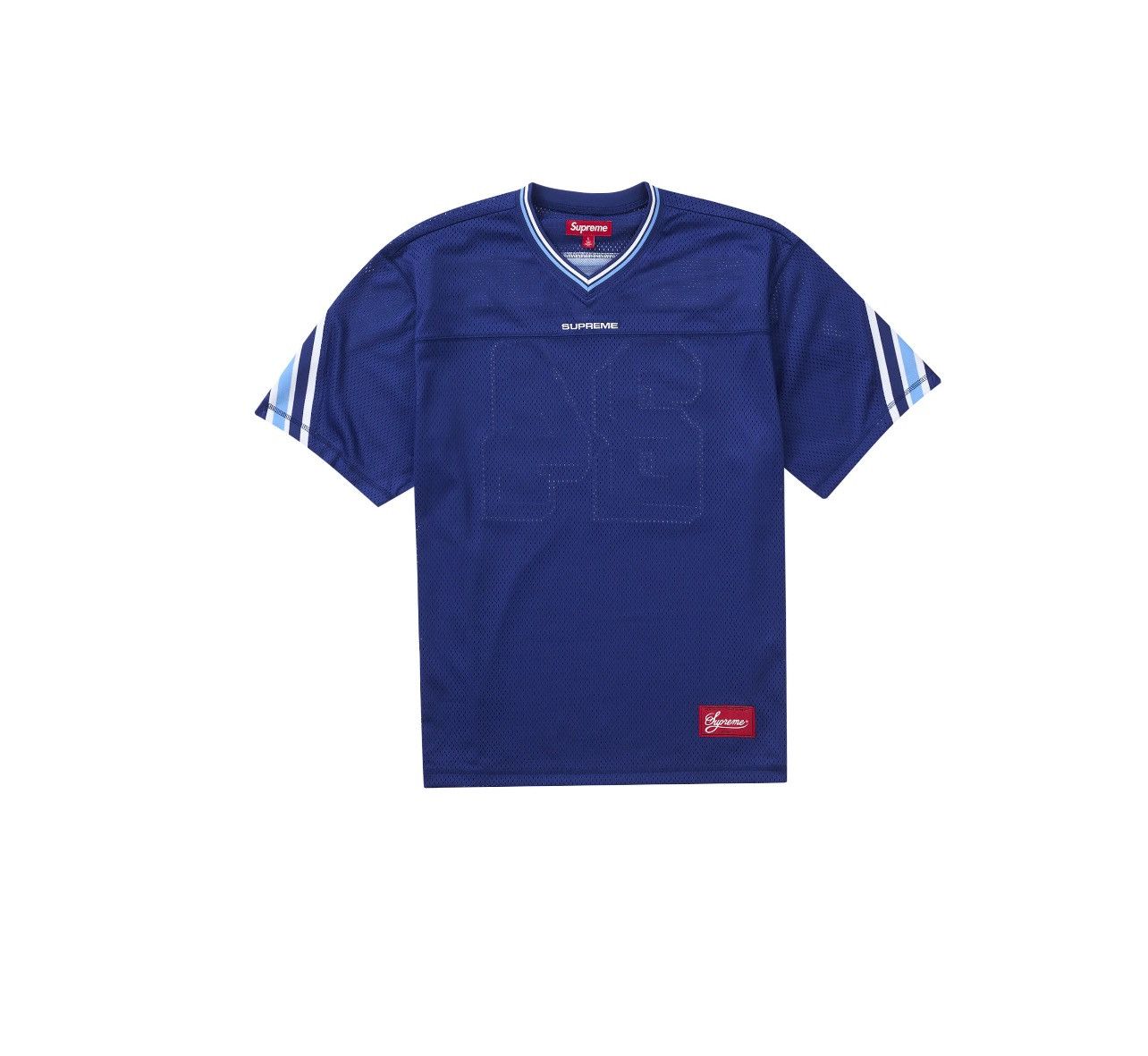 Supreme Supreme Jaquard Rib Football Jersey Navy Size: XL Size US XL / EU 56 / 4 - 2 Thumbnail