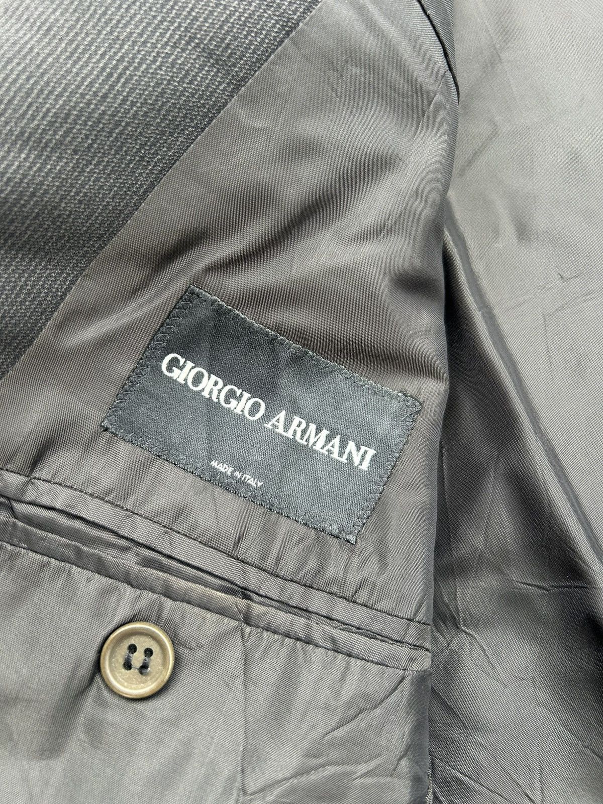Giorgio Armani Giorgio Armani Double-breasted Suit Jacket Size 52R - 6 Thumbnail