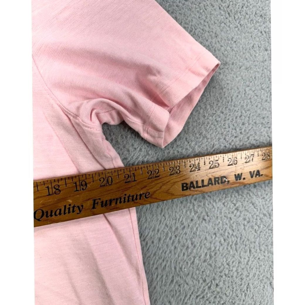 Vintage Good Man Shirt Adult Large Pink Polo Short Sleeve Rugby Mens 100% Cotton Pocket Size US L / EU 52-54 / 3 - 6 Thumbnail