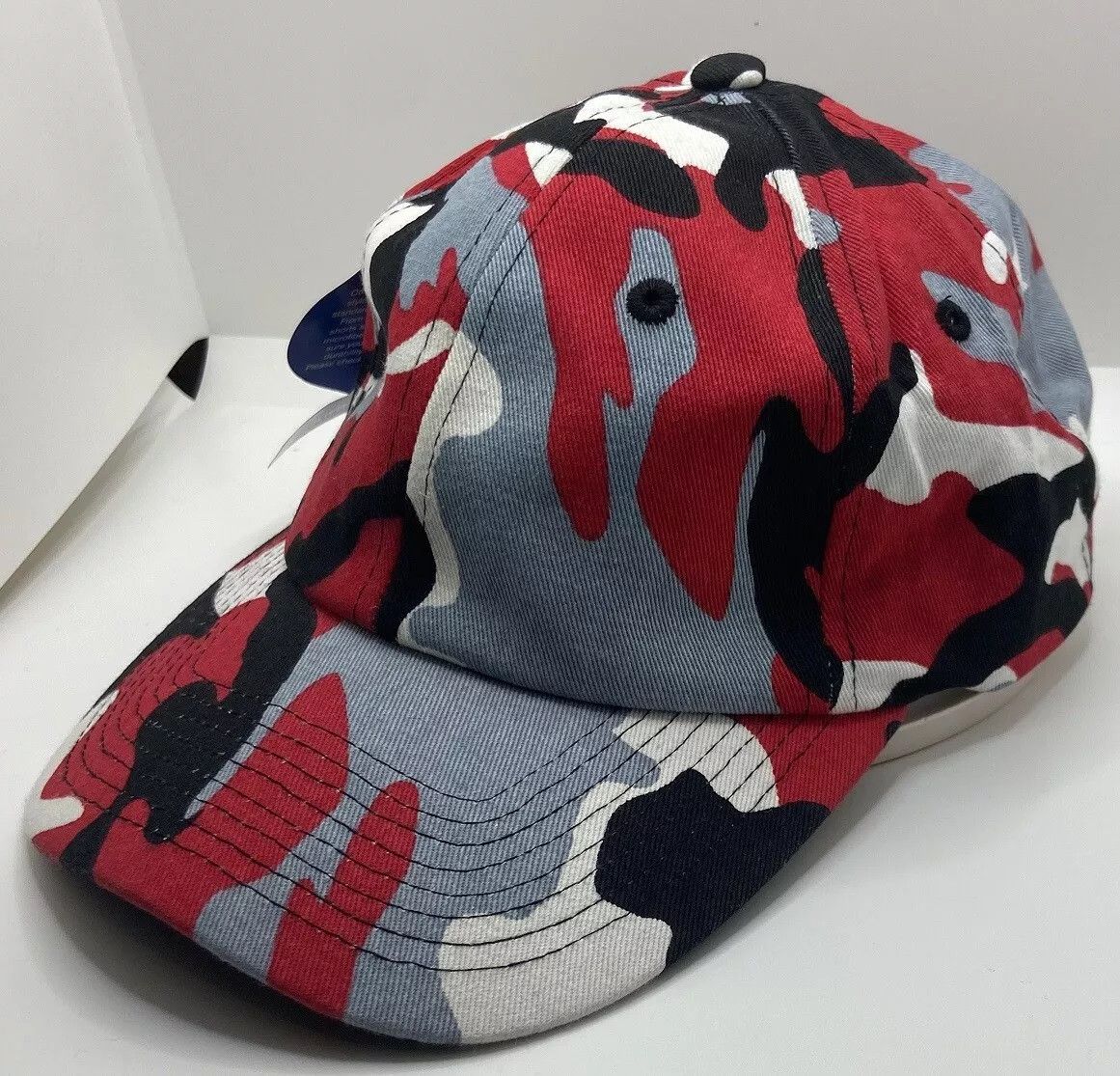 Other Baseball Cap - Adjustable - Red/White/Gray/Black Pattern Size ONE SIZE - 9 Thumbnail