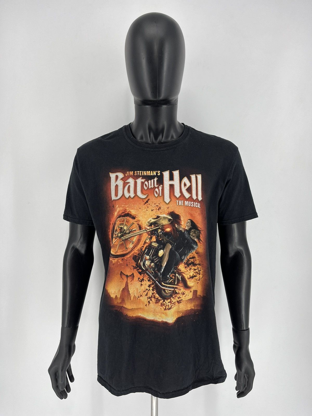 Band Tees Vintage Jim Steinmans Bat Out Of Hell / The Musical / Shirt Size US XL / EU 56 / 4 - 2 Thumbnail
