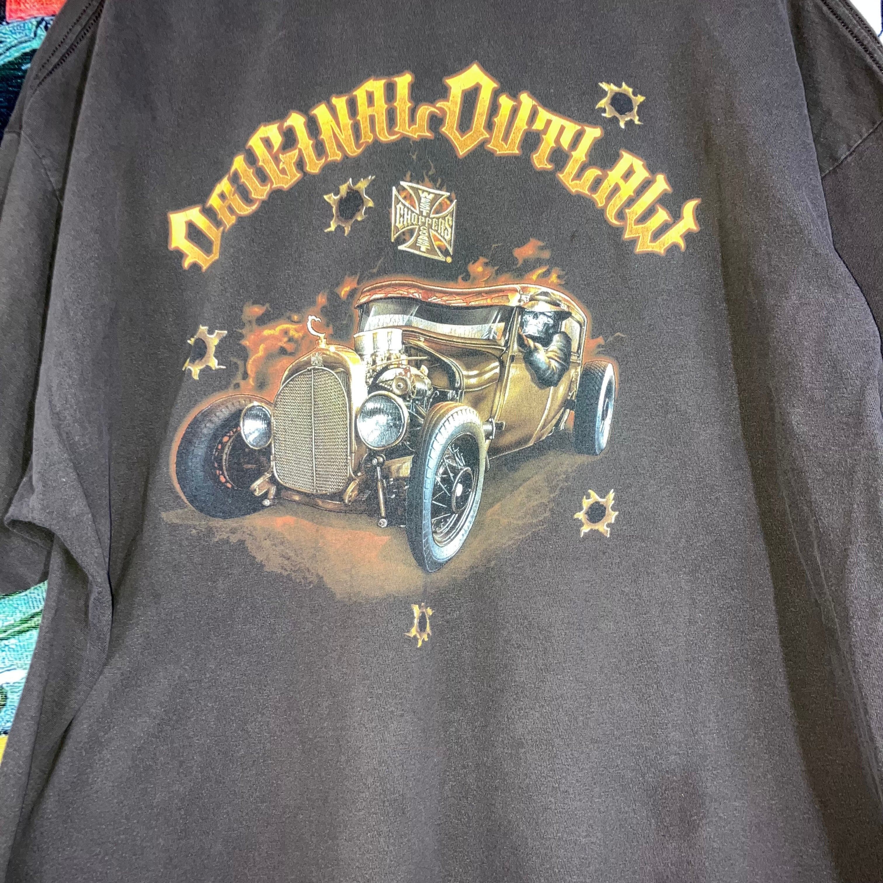 Vintage Y2K West Coast Choppers “Original Outlaw” Graphic Tee XXL Size US XXL / EU 58 / 5 - 4 Thumbnail