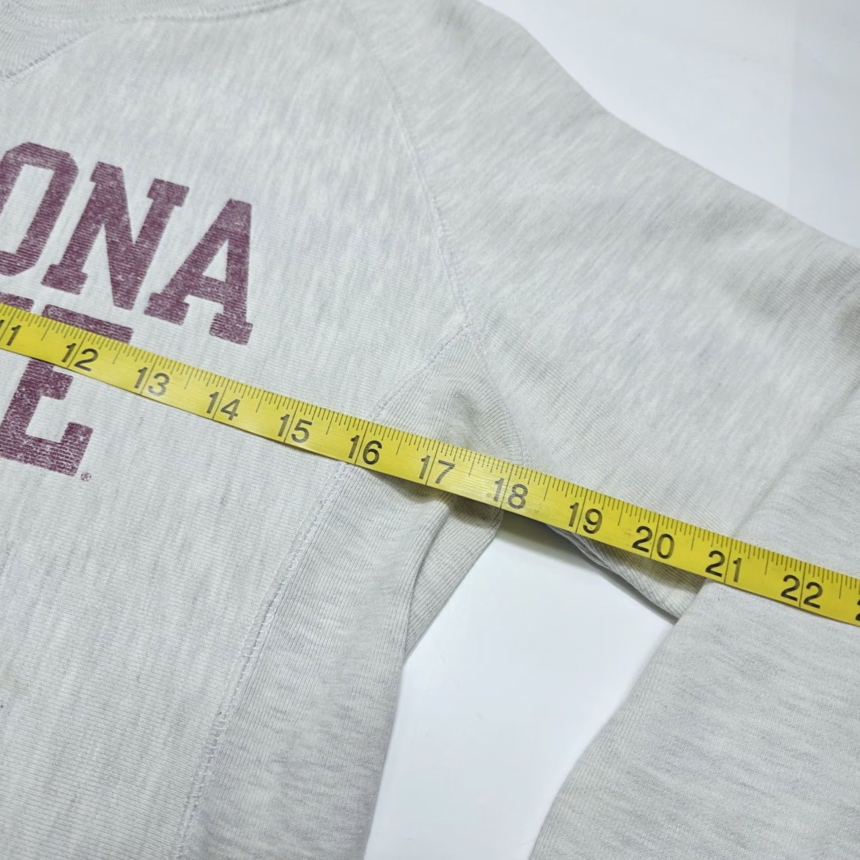 Champion VINTAGE Champion Arizona State Reverse Weave Sweatshirt Womens Medium Distressed Logo Gray Pullover Run Jog Activewear University USA 90s Mens/Womens Size M / US 6-8 / IT 42-44 - 5 Thumbnail