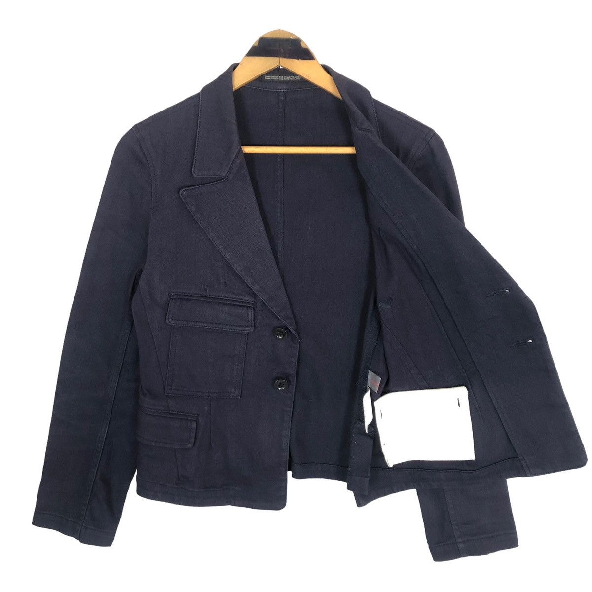 Yohji Yamamoto Vintage Yohji Yamamoto + Noir 2009 A/W Tailored Jacket Size S / US 4 / IT 40 - 13 Thumbnail
