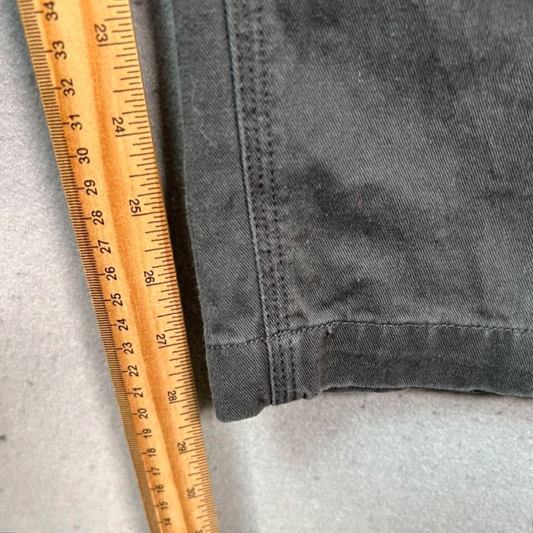 Only NY OnlyNY Mens Size Medium Dark Gray Cotton Casual Pants Elastic Waist Size US 31 - 7 Thumbnail