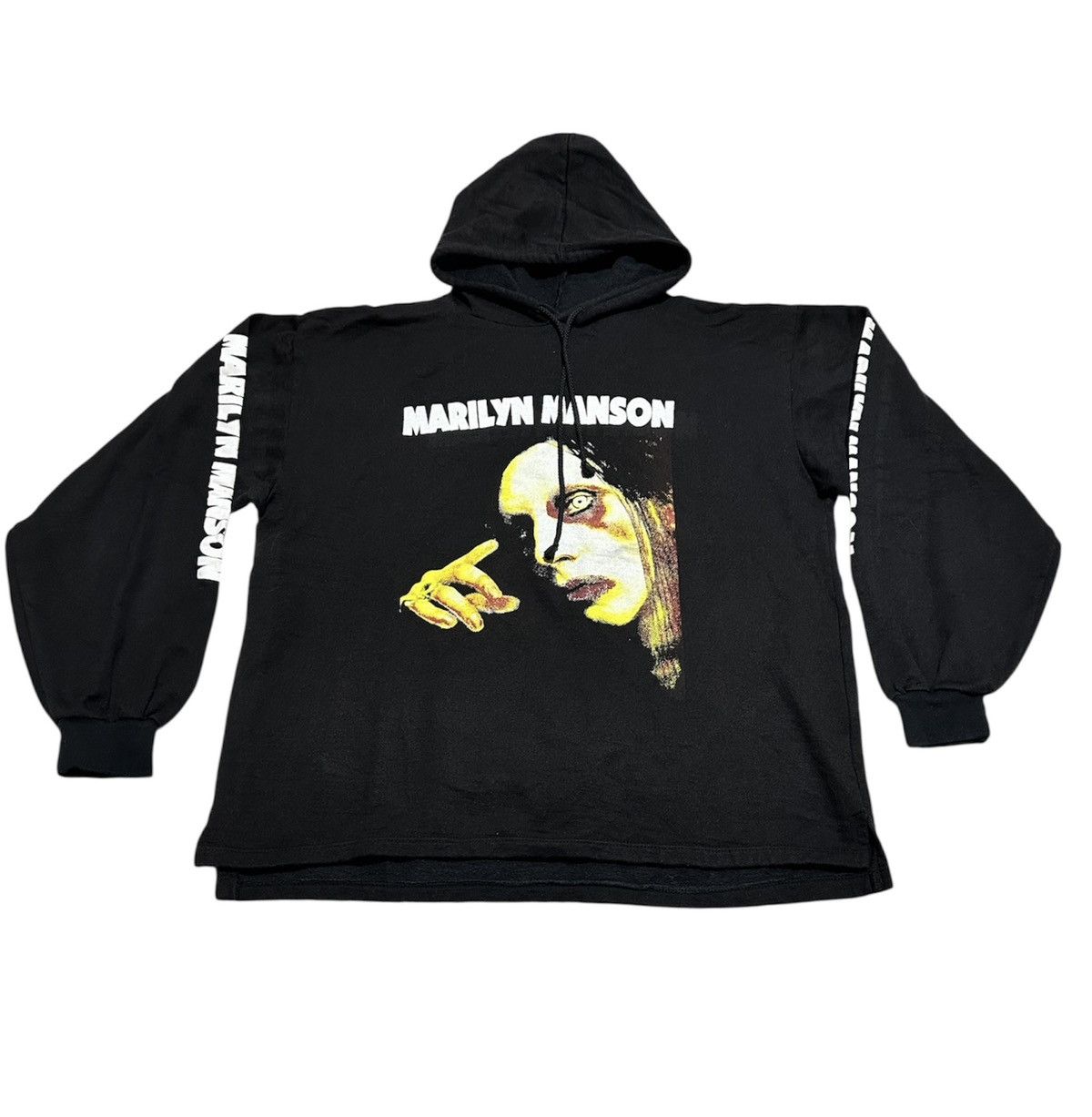 Band Tees Marilyn Manson “sympathy for the devil hoodie 1999 Size US XL / EU 56 / 4 - 1 Thumbnail