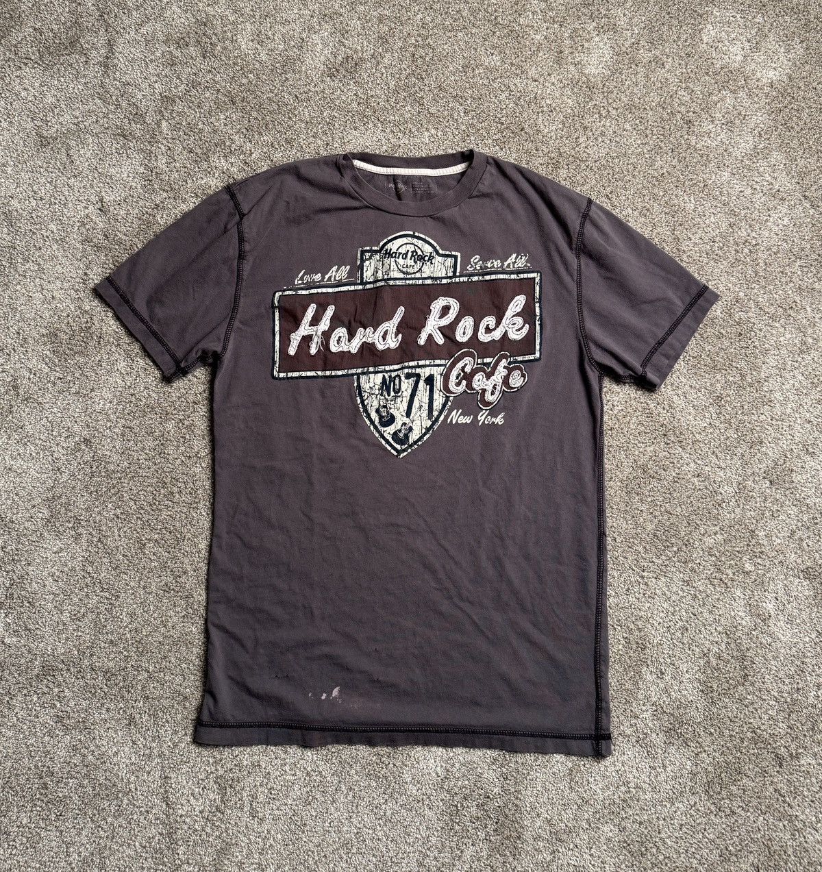 Hard Rock Cafe GREY HARD ROCK CAFE “OVERLOCK” GRAPHIC TEE Size US M / EU 48-50 / 2 - 1 Thumbnail