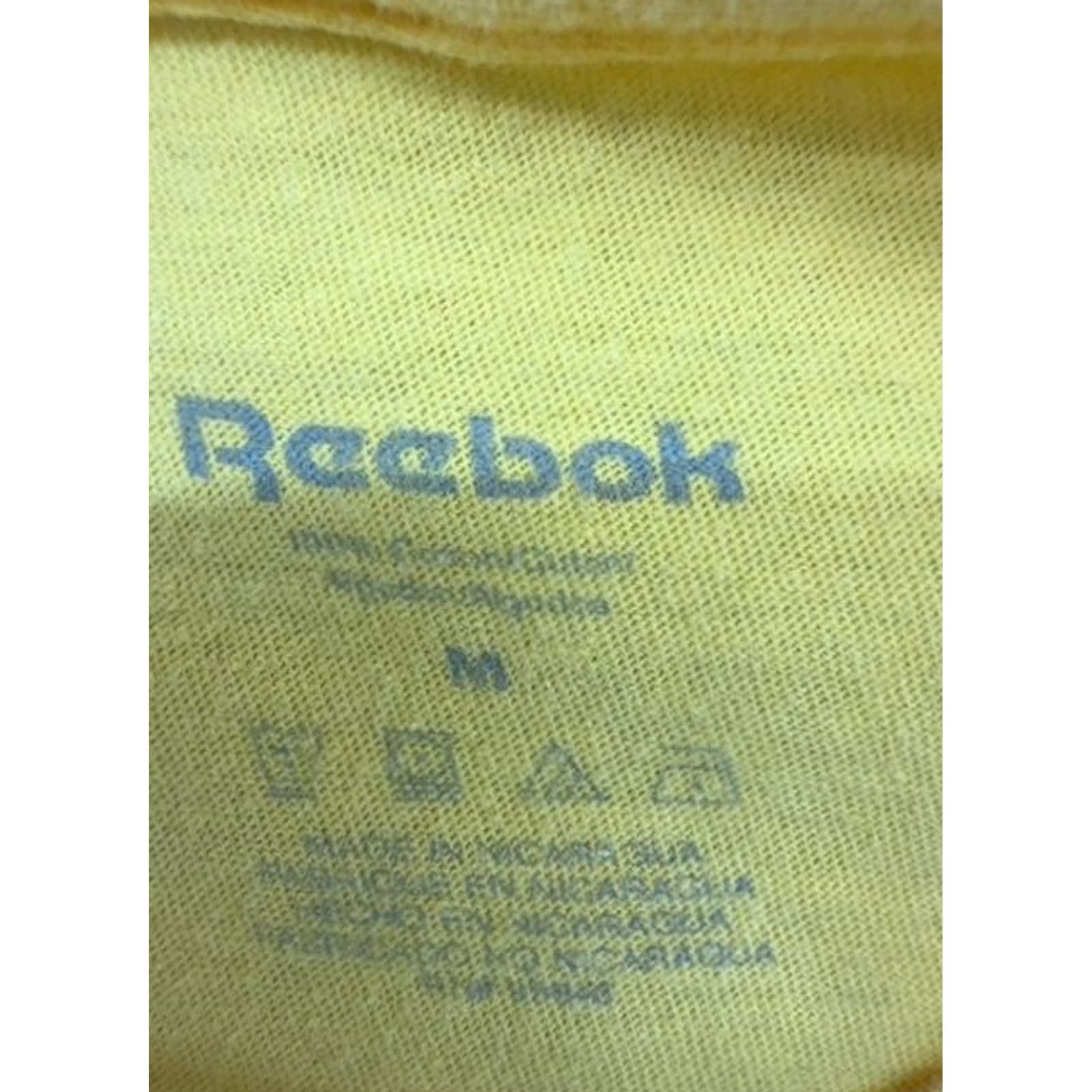 Reebok Reebok CrossFit Yellow Cotton T-Shirt M Short Sleeve Round Neck Mens Shirt Apparel Size US M / EU 48-50 / 2 - 4 Thumbnail