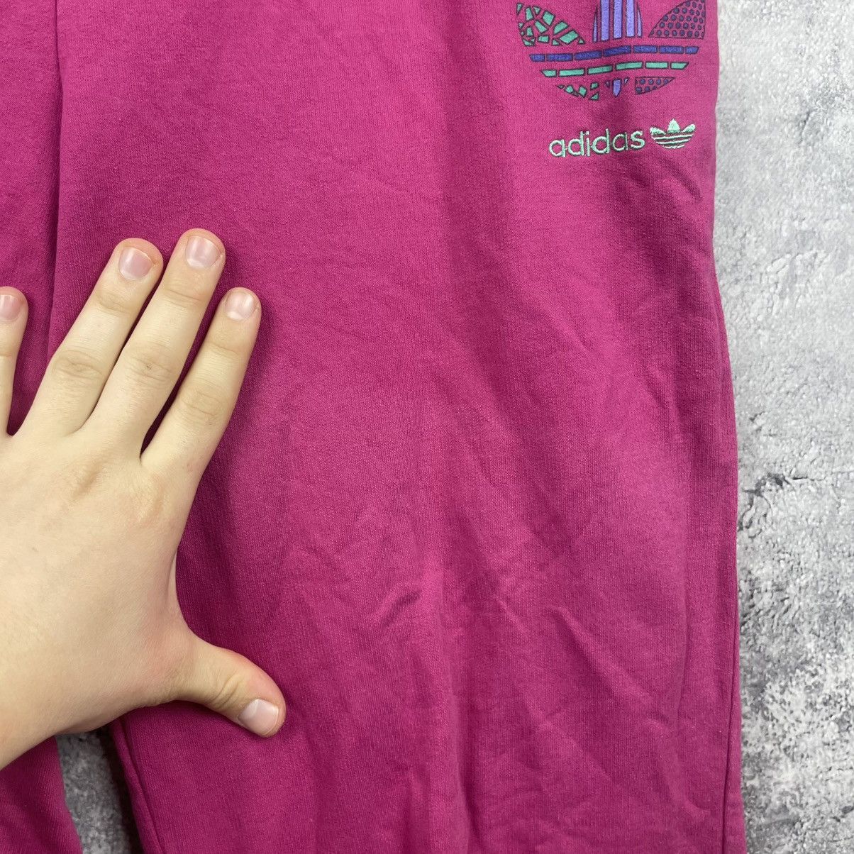 Adidas Vintage Adidas Tracksuit Sweatshirt Pants Big Logo 90s Size US XL / EU 56 / 4 - 19 Thumbnail