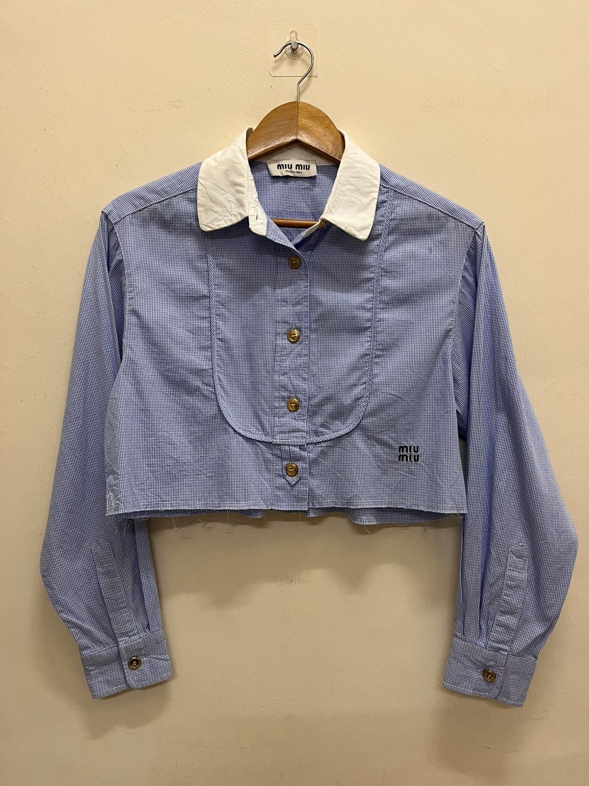 Miu Miu Miu Miu Croptop Size M / US 6-8 / IT 42-44 - 6 Thumbnail