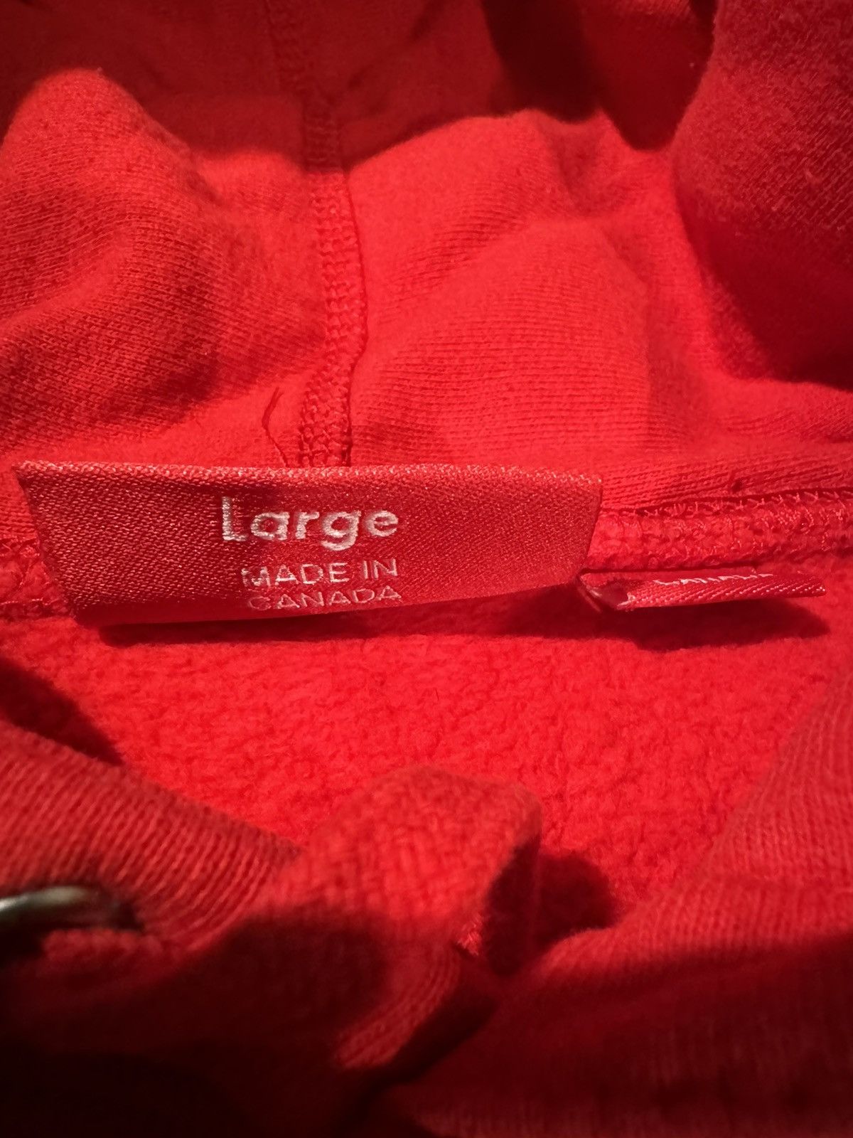 Supreme Supreme Chenille Hooded Sweatshirt Red Size US L / EU 52-54 / 3 - 4 Thumbnail
