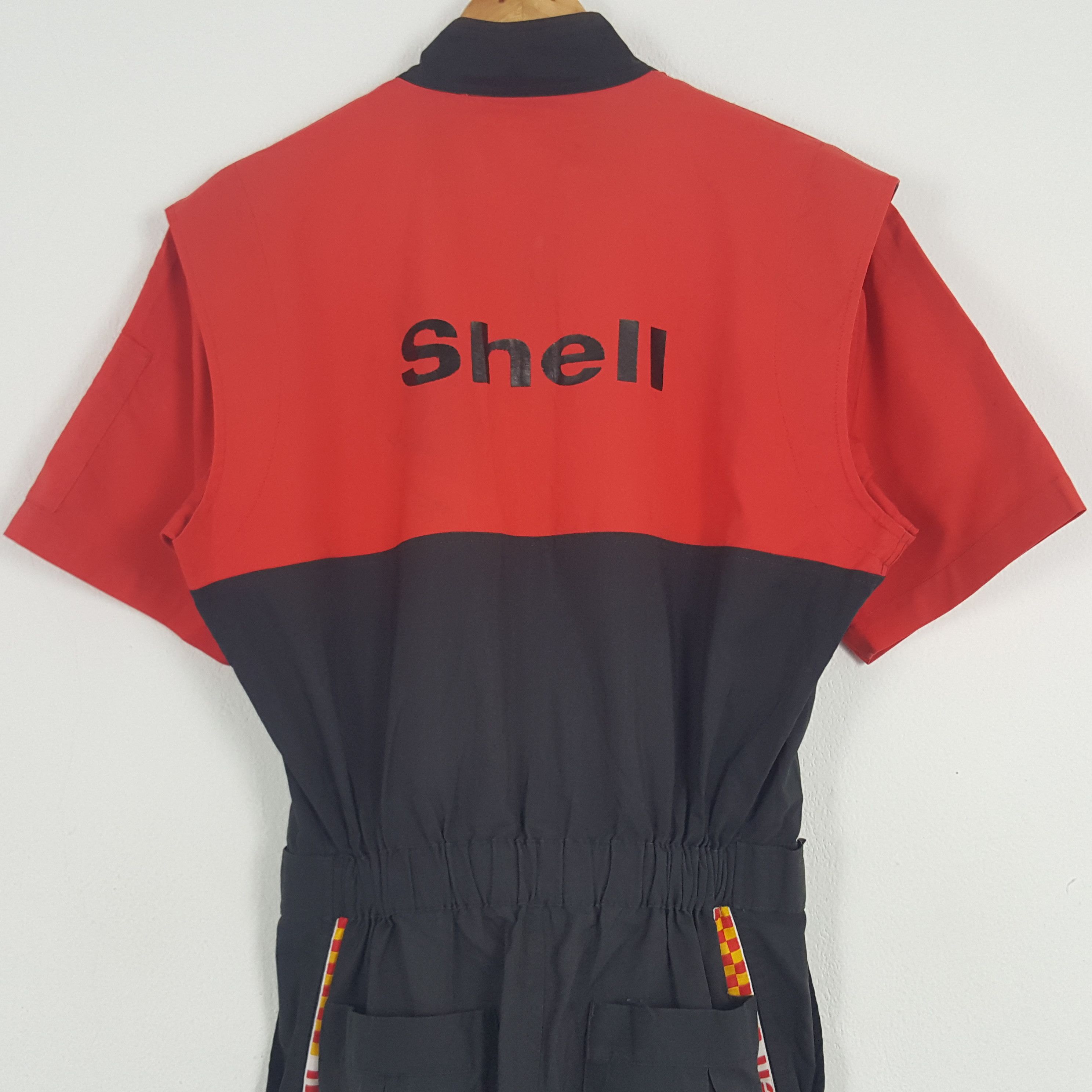 Ferrari × Vintage Vintage Shell Racing Formula One Team Coverall Jacket Size US M / EU 48-50 / 2 - 2 Thumbnail
