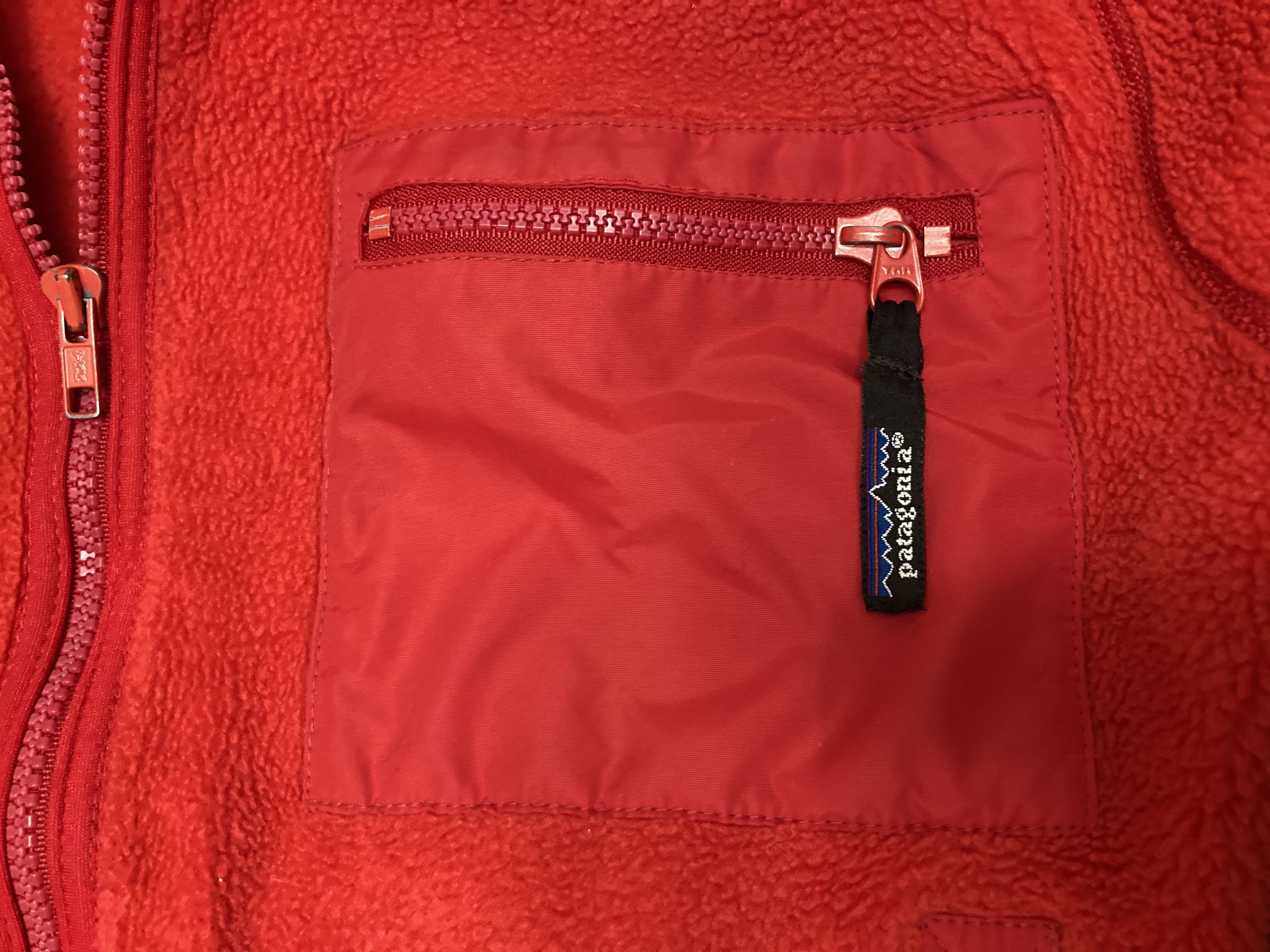 Patagonia × Vintage Vintage 90s small red Patagonia fleece full zip jacket. Size US S / EU 44-46 / 1 - 4 Thumbnail