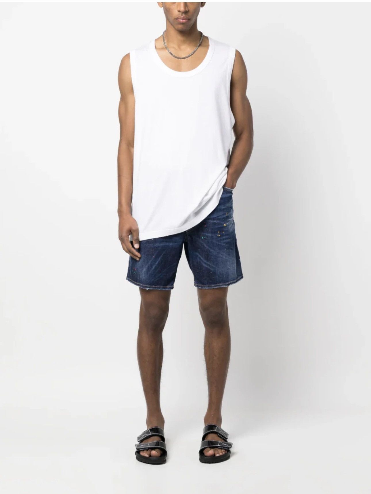 Dsquared2 Dsquared2 x Bob Marley distressed denim shorts size 54 Size US 38 / EU 54 - 21 Thumbnail