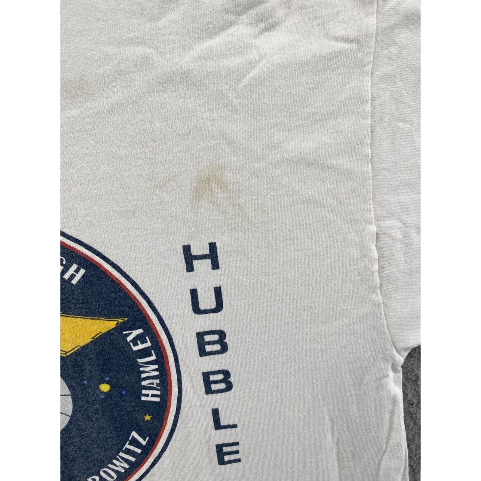 Hanes VINTAGE NASA Hubble Space Telescope Kennedy Center Single Stitch Shirt Mens L READ Size US L / EU 52-54 / 3 - 3 Thumbnail